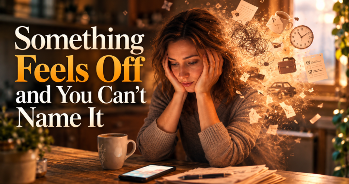 Something feels off, stress