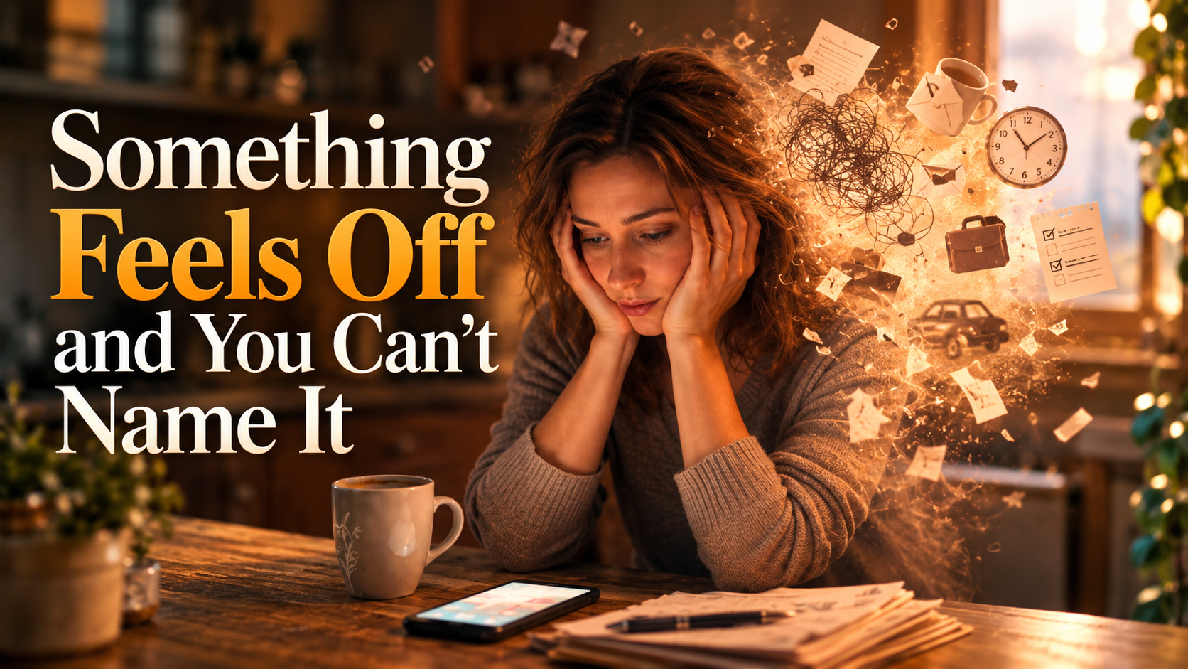 Something feels off, stress